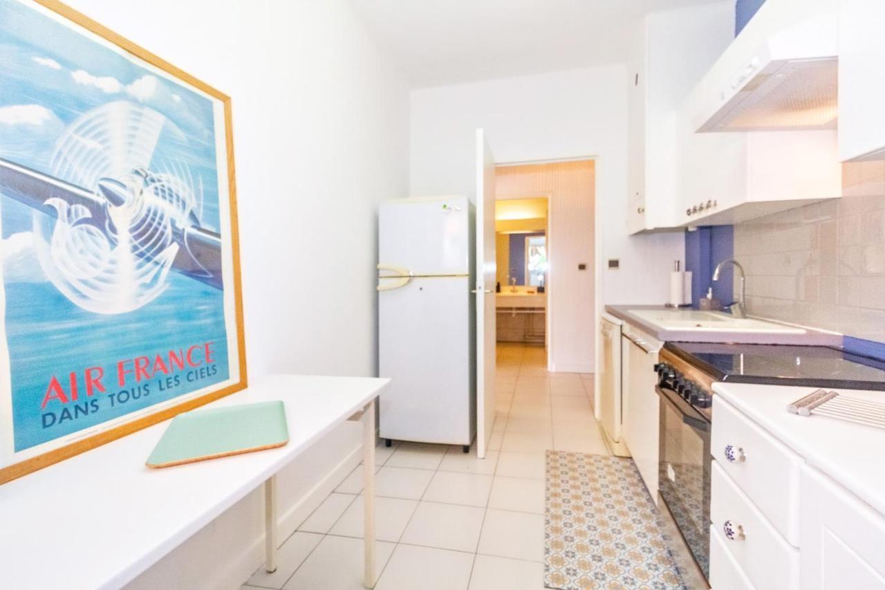 Cuty - Bel Et Spacieux Apt Avec Magnifique Vue Mer Et Piscine Saint Gilles Les Bains Exterior foto